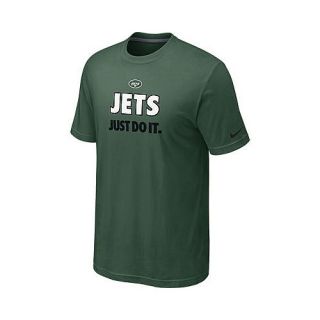 NIKE Mens New York Jets Just Do It Short Sleeve T Shirt   Size: Medium,