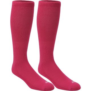 SOF SOLE Girls All Sport Over The Calf Team Socks   2 Pack   Size: Small, Pink
