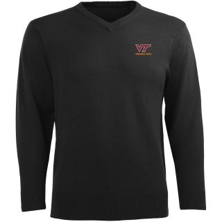 Antigua Mens Virginia Tech Hokies Ambassador Knit V Neck Sweater   Size: