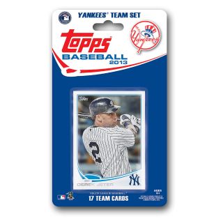 Topps 2013 New York Yankees Official Team Baseball Card Set of 17 Cards Blister