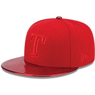 NEW ERA Mens Texas Rangers MeddleD Solid Color 59FIFTY Fitted Cap   Size 7.