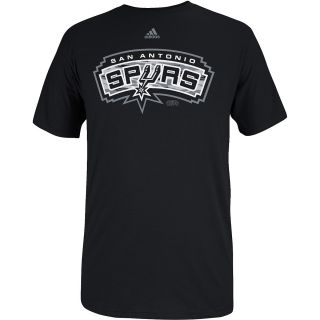 adidas Mens San Antonio Spurs Camo Logo Short Sleeve T Shirt   Size: Small,