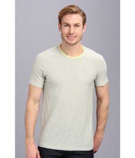 Calvin Klein Jeans Essential Slub Y/D Stripe S/S Crew Neck Mens T Shirt (Beige)