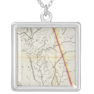 Map of the Seat of War among the Creek Indians Custom Necklace