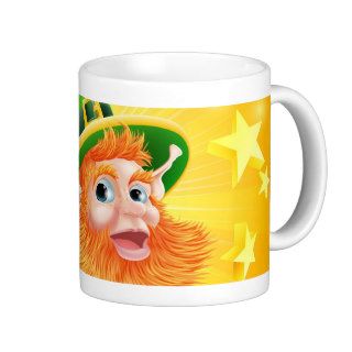 St Patricks day leprechaun background Coffee Mug