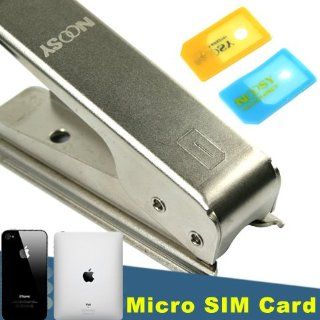 METAL MICRO SIM CARD CUTTER+2 ADPATER CASES for APPLE IPHONE 4 4G 4th. GEN, Ipad: Cell Phones & Accessories