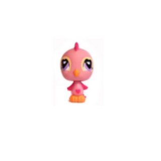 Cockatoo Bird # 553 (pink with purple eyes)   Littlest Pet Shop Replacement Figure Loose Retired LPS Collector Toy (Out Of Package/OOP): Everything Else