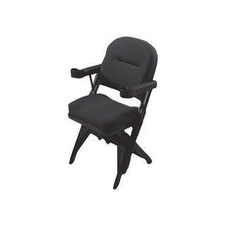 Clarin Seating 5300IBR IB53ARMRST VIP Series Upholstered Seat and Back Folding Chair with Arms and Leg Covers : Office Products