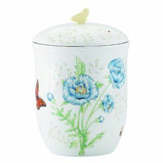 Lenox Butterfly Meadow 9 Inch Tall Canister: Food Canisters: Kitchen & Dining