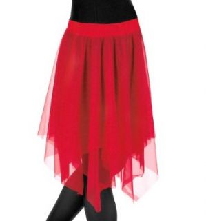Uneven Hem Double Layer Chiffon Skirt LILAC 2X3X Clothing