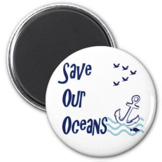 Save Our Oceans Refrigerator Magnets