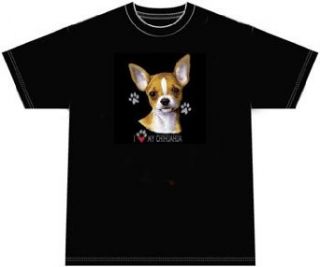 I Love My Chihuahua Dog T shirt Tee Shirt Clothing