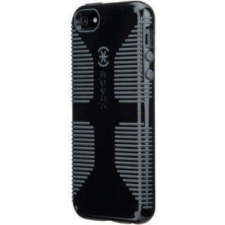 Speck Products CandyShell Grip Case for iPhone 5 & 5S   Retail Packaging   Black/Slate Grey: Cell Phones & Accessories