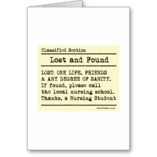 Lost and Found Greeting Cards