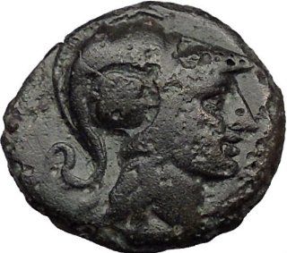 Side in Pamphylia 300BC Ancient Greek Coin ATHENA Countermark Nike Victory Rare 