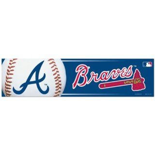 MLB Baseball Atlanta Braves Bumper Sticker (2 Pack) : Sports Fan Decals : Sports & Outdoors