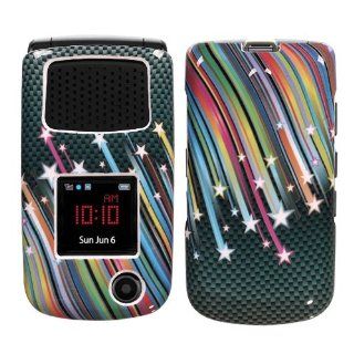 Rainbow Star Snap On Hard Cover for Samsung Rugby II A847 AT&T Protector Case: Cell Phones & Accessories