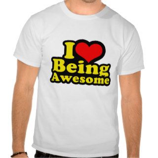 I Heart Being Awesome Tshirt