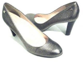 Calvin Klein Olive Womens Size 6 Bronze Leather Pumps Heels Shoes Shoes