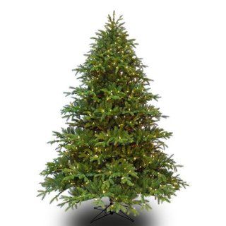 9 ft. x 74 in.   Wide Alaskan Deluxe Fir   6774 Realistic Molded Tips   1205 Clear Mini Lights   Barcana Artificial Christmas Tree  