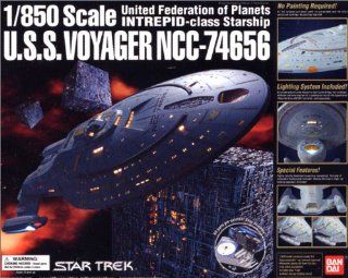 Star Trek U.S.S.voyager Ncc 74656 1/850 Bandai: Toys & Games