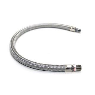 Viair 92804 18" Stainless Steel Braided Leader Hose without Check Valve: Automotive
