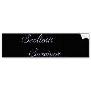 'Scoliosis Survivor' Bumper Stick Bumper Sticker