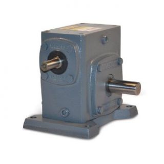 Boston Gear 718B250KJ Right Angle Gearbox, Solid Shaft Input, Left Output, 25:1 Ratio, 1.75" Center Distance, .76 HP and 574 in lbs Output Torque at 1750 RPM: Mechanical Gearboxes: Industrial & Scientific