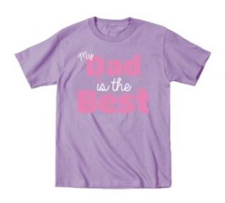 My Dad is the Best Pink Letters Funny Toddler T Shirt: Clothing