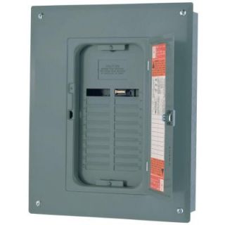 Square D by Schneider Electric QO 125 Amp 20 Space 20 Circuit Indoor Main Lug Load Center with Cover and Ground Bar QO120L125GC