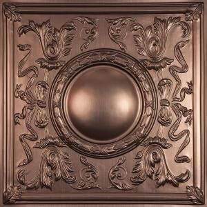 Ceilume Bella Faux Bronze Evaluation Sample, Not suitable for installation   2 ft. x 2 ft. Lay in or Glue up Ceiling Panel SA BELLA 22BBR