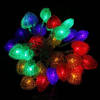 RGB 40LED 4M Colorful Heart Christmas/Wedding/Party Decoration String Lights : Patio, Lawn & Garden