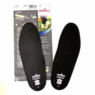 Pedag 2810 Vegetable Tanned Leather Insole Has Effective Active Charcoal Odor Protection, Black, Women's 12/Men's 9: Health & Personal Care