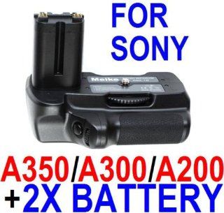 BP A350 Battery Grip / Battery Pack for Sony Alpha Series + 2 NP FM500H Batteries (check compatibility) : Digital Camera Battery Grips : Camera & Photo