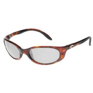 Costa Del Mar Sunglasses   Stringer  Glass / Frame: Shiny Tortoise Lens: Polarized Silver Mirror Wave 580 Glass: Clothing
