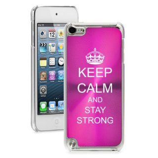 Apple iPod Touch 5th Generation Hot Pink 5B564 hard back case cover Keep Calm and Stay Strong: Cell Phones & Accessories
