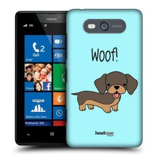 Head Case Designs Dachshund Happy Puppies Hard Back Case Cover for Nokia Lumia 820: Cell Phones & Accessories