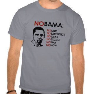 NO OBAMA, NO WAY TEES