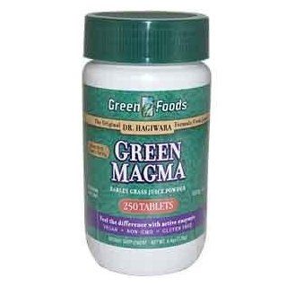 Green Foods Corporation Corporation, Magma, Barley Grass Juice Powder, 500 mg, 250 Tablets  Nutritional Supplements And Vitamins  Beauty