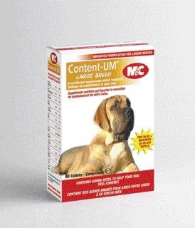 Mark & Chappell Content UM Large Breed Dogs 60 Tablets : Pet Relaxants : Pet Supplies