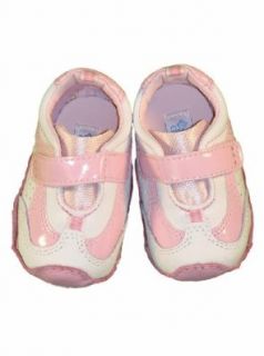 Baby Deer Kid's Hook and Loop Sport Trainer, White/Pink, 3 M US Baby: Other Products: Shoes