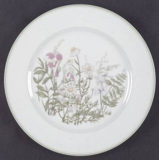 Fitz & Floyd Country Garden Dinner Plate, Fine China Dinnerware   Daisies,Pink &