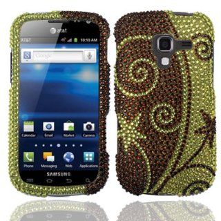 For Samsung Exhilarate i577 Full Diamond Bling Cover Case Elegant Swirl Accessory: Cell Phones & Accessories