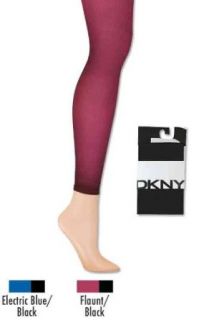 DKNY Hosiery Veiled Color Legging (0B598) S/Flaunt w/Black Overlay