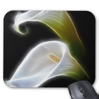 Elegant Calla Lily Flowers 4 Modern Mouse Pad