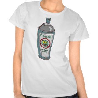 Zombie be gone spray can tshirt