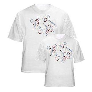 USA Patriotic 4th of July Bling Tops in Mother and Daughter Matching Sizes (Adult XL) at  Womens Clothing store: Shirts