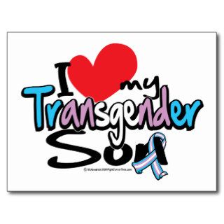 I Love My Transgender Son Postcards