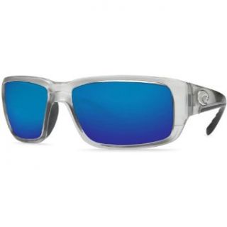 Costa del Mar Fantail Silver Blue Mirror 580 Polarized Sunglasses: Clothing