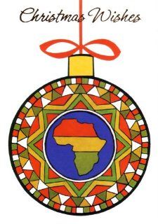 Uhuru Africa Ornament "Christmas Wishes" Christmas Cards 18 Cards & Envelope: Everything Else
